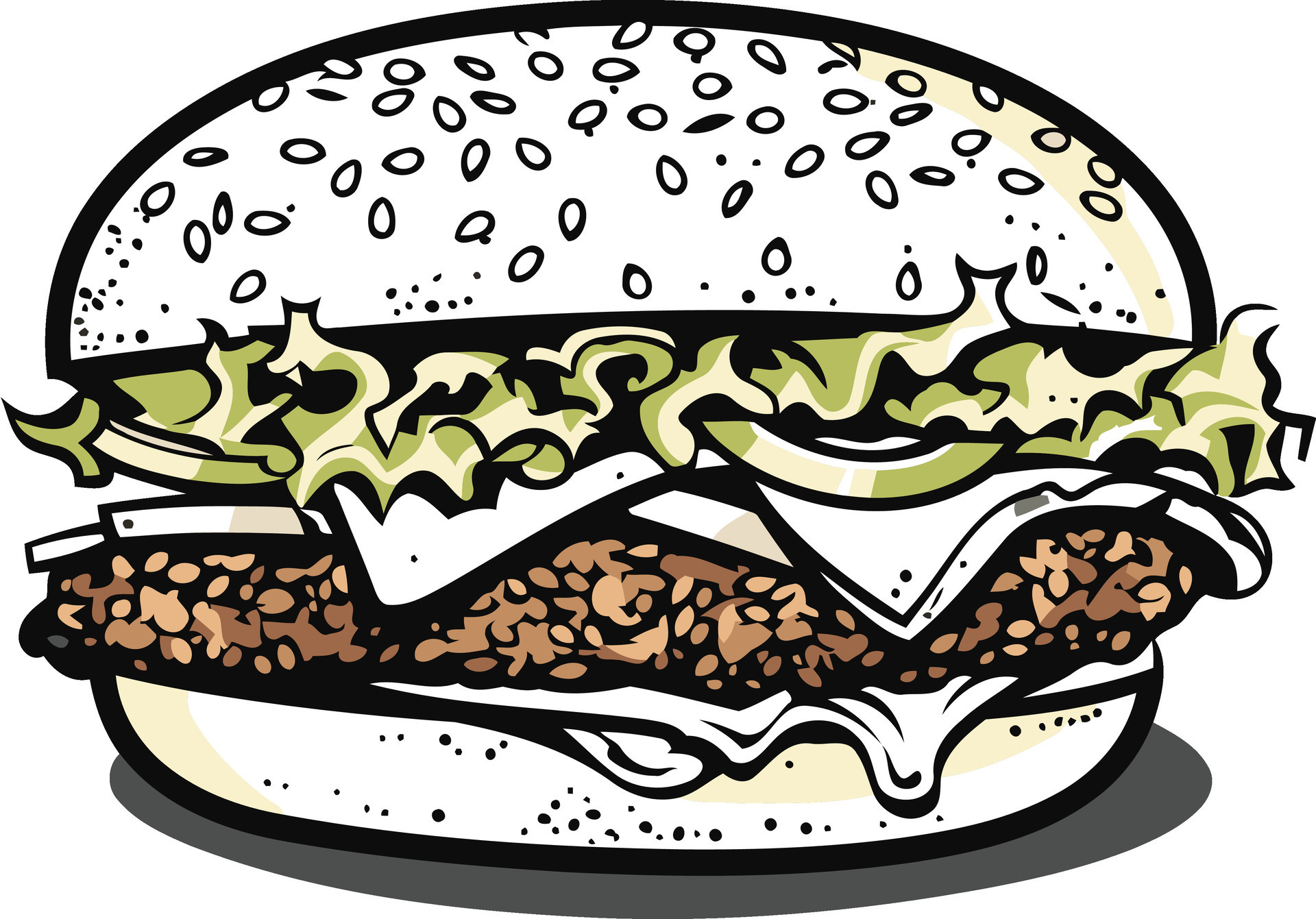 Classic Cheeseburger Illustration 49421783 Vector Art At Vecteezy Classic Cheeseburger Illustration 49421783 Vector Art At Vecteezy