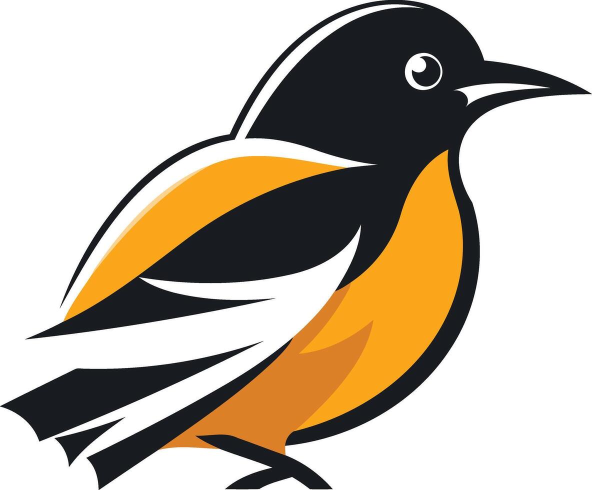 Illustration of a Baltimore Oriole vector