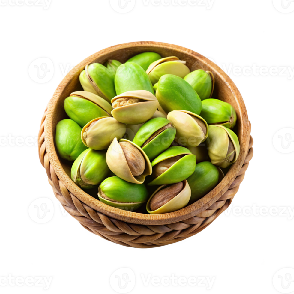 pistachio nuts in a basket png