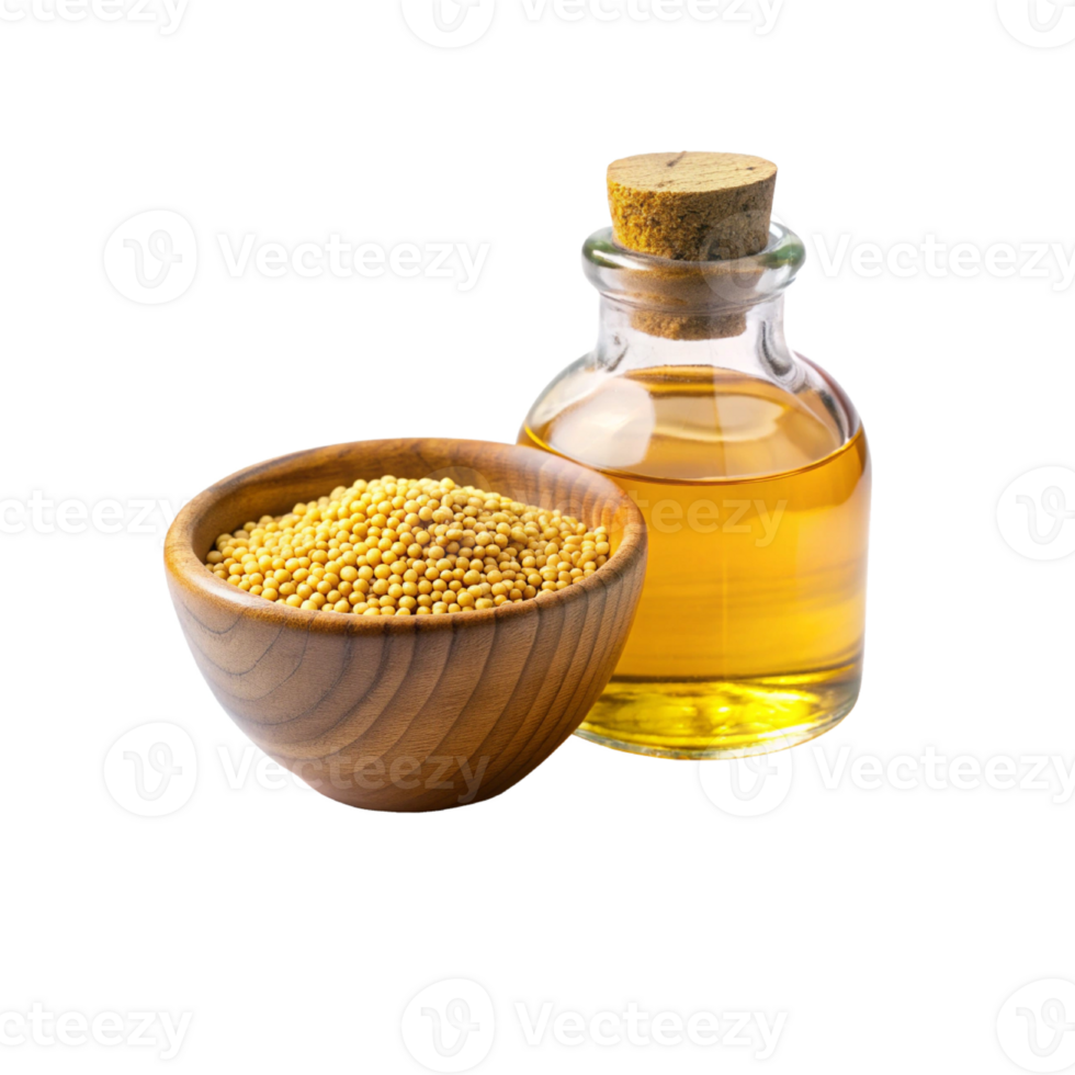 glass bottle with Mustard oil png