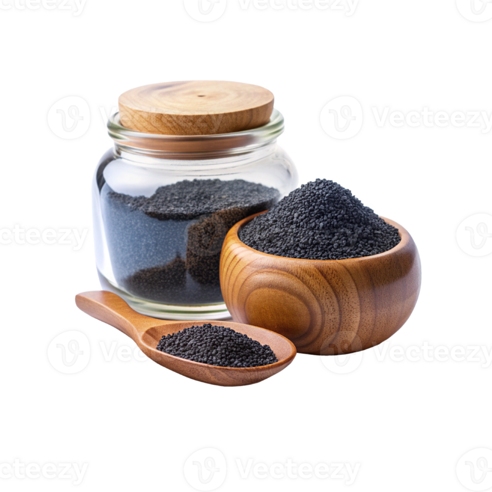 glass jar in Black cumin png