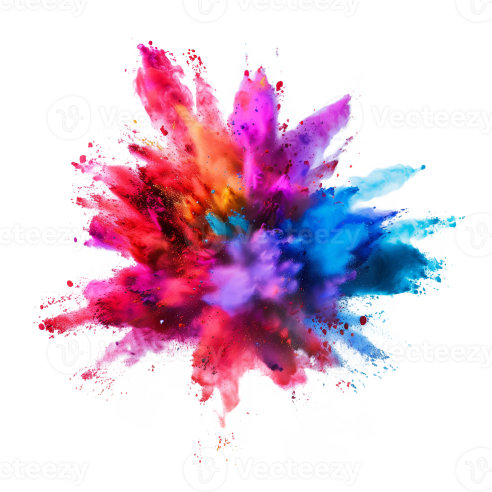 Captivating Color Explosion in an Abstract Design png