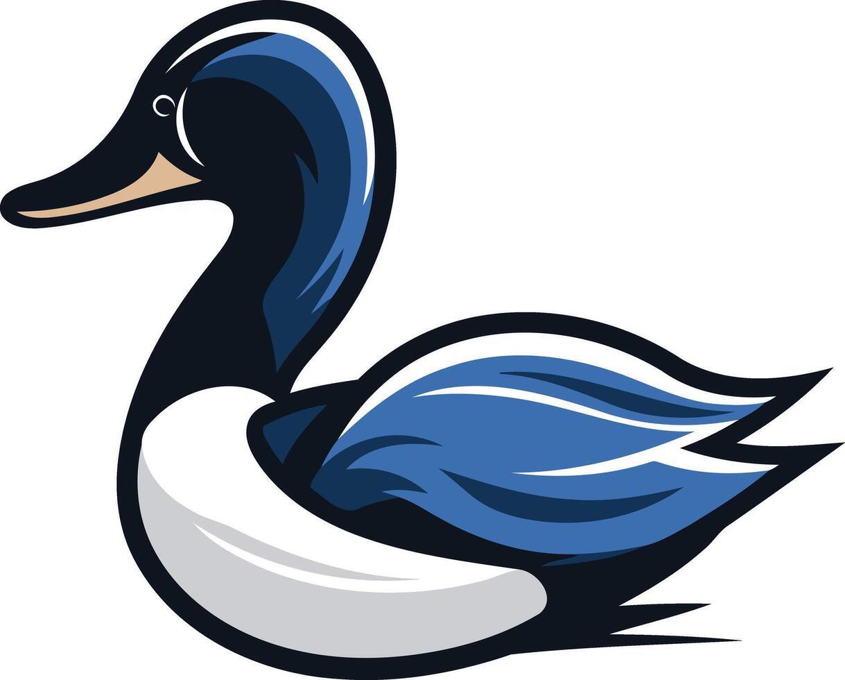 Cartoon Duck Illustration vector