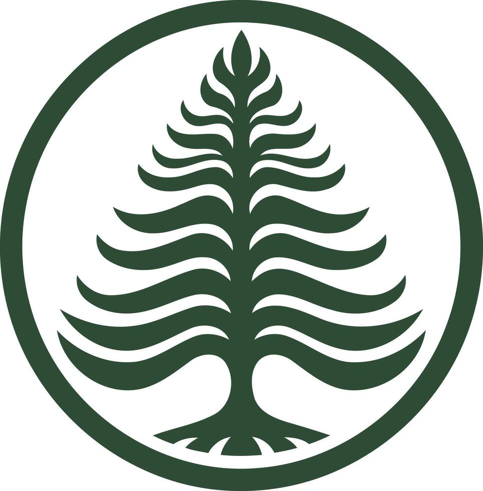 Green Tree Logo Design vector
