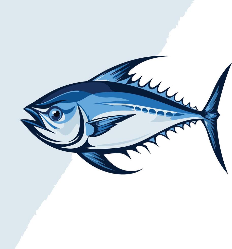 Bluefin Tuna Illustration vector