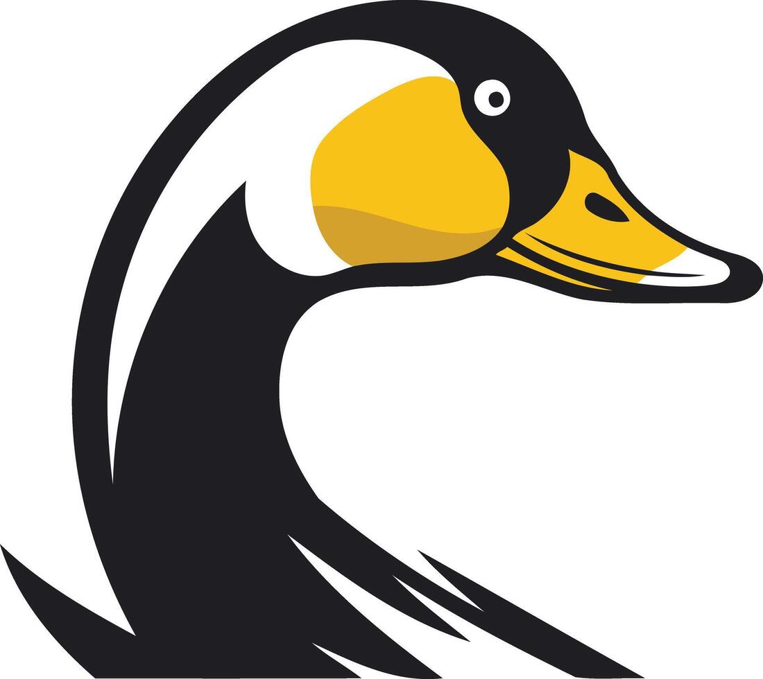 Goose Head Illustration vector