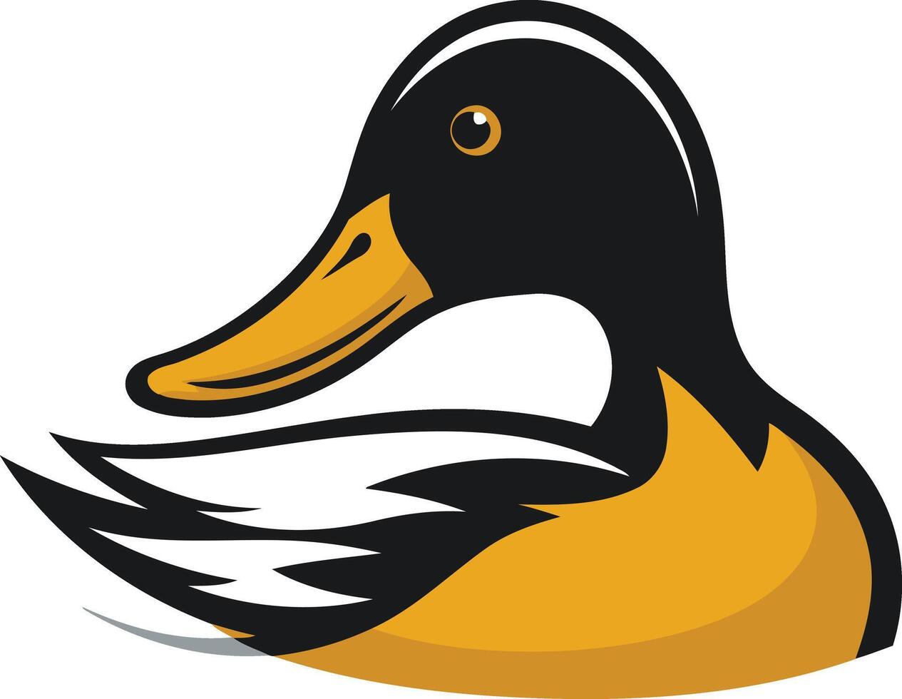 Cartoon Duck Illustration vector