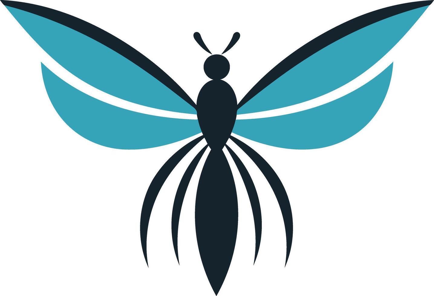 Abstract Butterfly Illustration vector