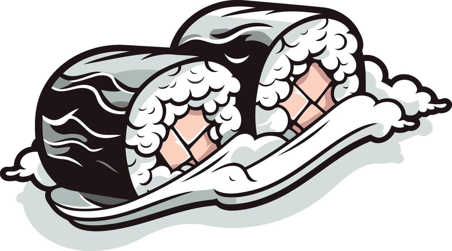 Two Sushi Rolls on a Wave vector