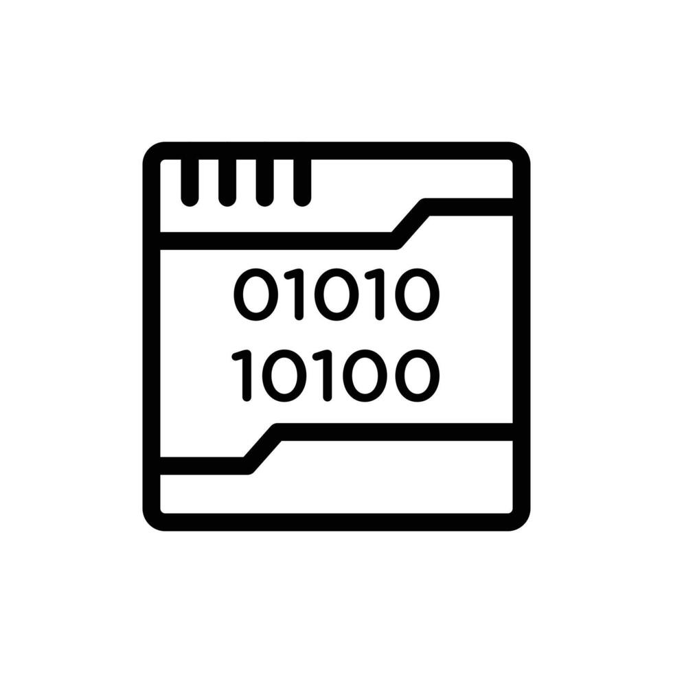 Binary code icon 49429379 Vector Art at Vecteezy