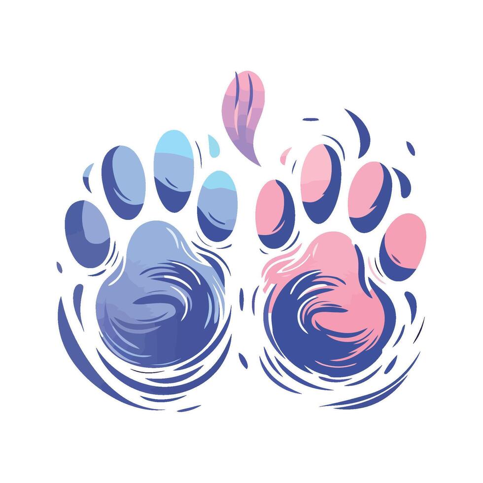 A logo for a company that makes dog toys vector