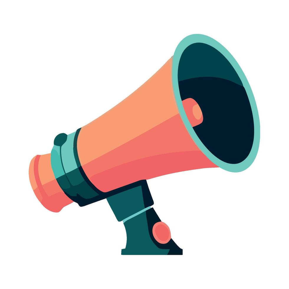 A megaphone on a white background vector