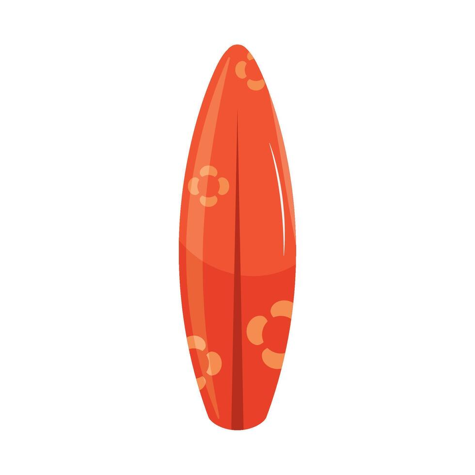 Surfboard illustration isolated on white background vector