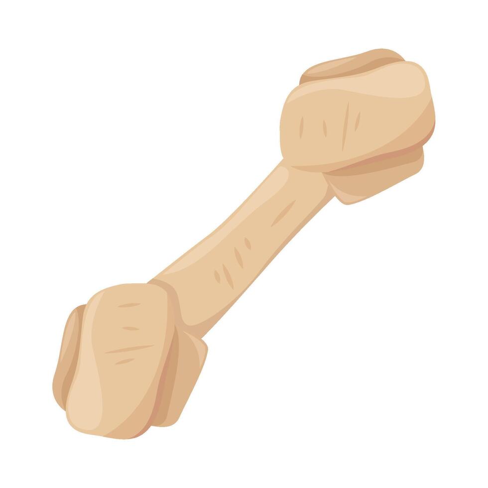 A bone bone icon in cartoon style vector