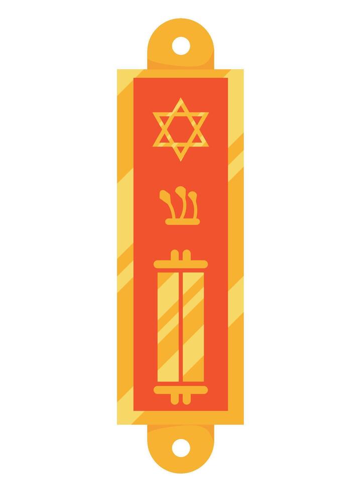 An icon of a jewish star of david vector