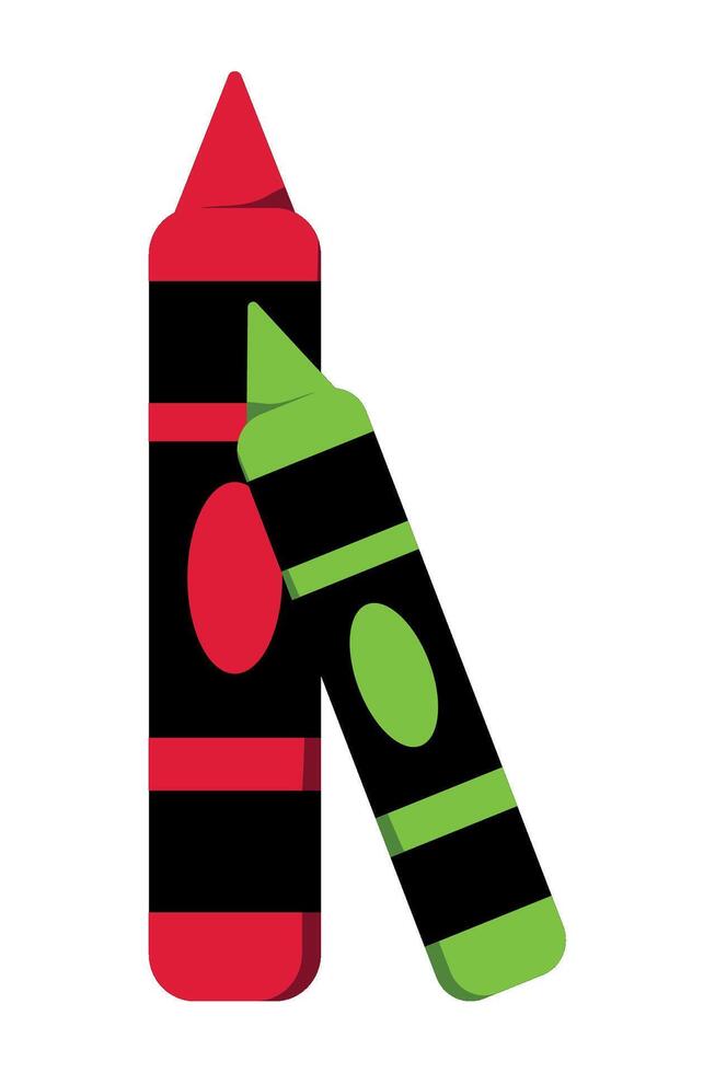 Crayons crayons crayon crayon crayon crayon cr vector