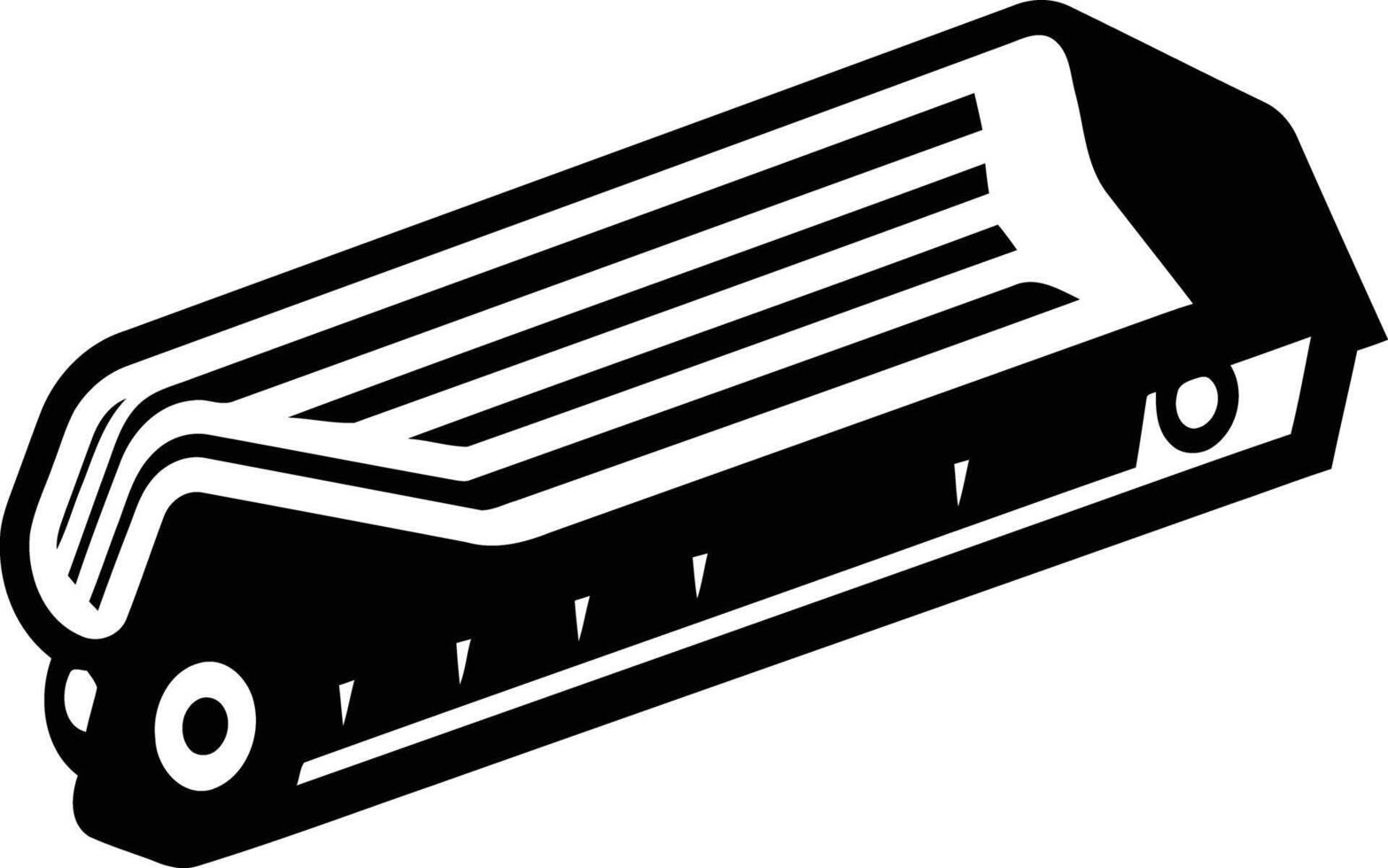 Black and white illustration of a a side view of a heavy duty dump truck, suitable for construction or mining industries vector