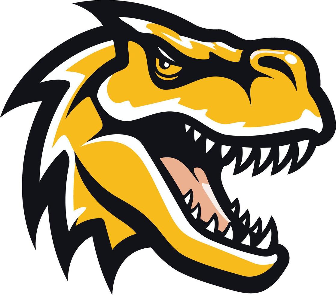 Raging Tyrannosaurus Rex Mascot vector