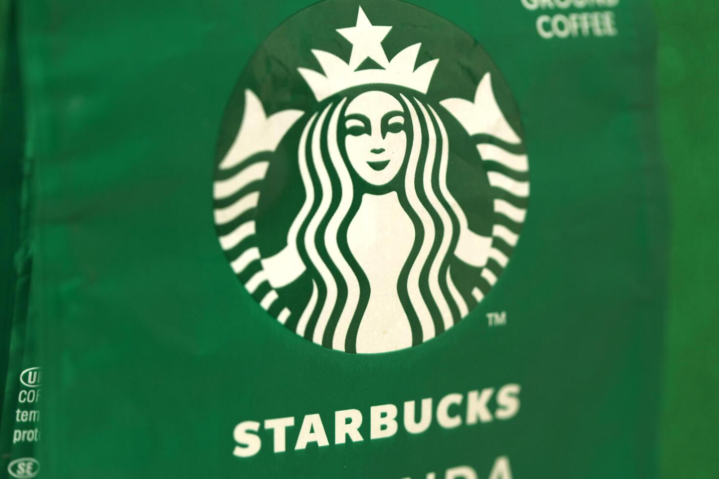 KYIV, UKRAINE - APRIL 20, 2024 Starbucks Frappuccino Coffee Drink. Seattle based Starbucks is the largest coffeehouse company in the world, with over 20,000 stores photo