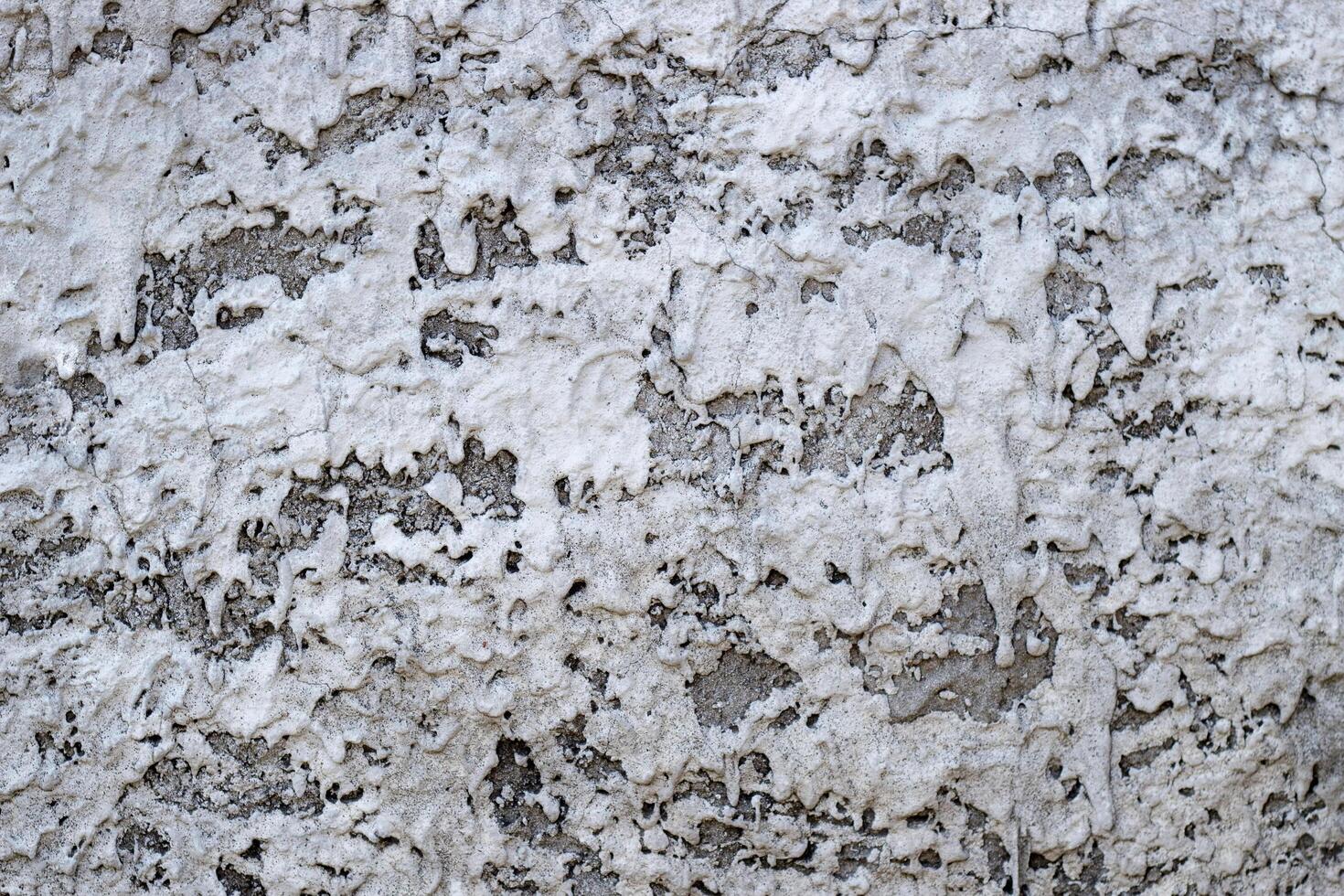 Gray concrete wall, grungy flat background photo texture