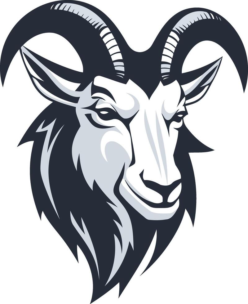Mountain Goat Mascot Illustration vector