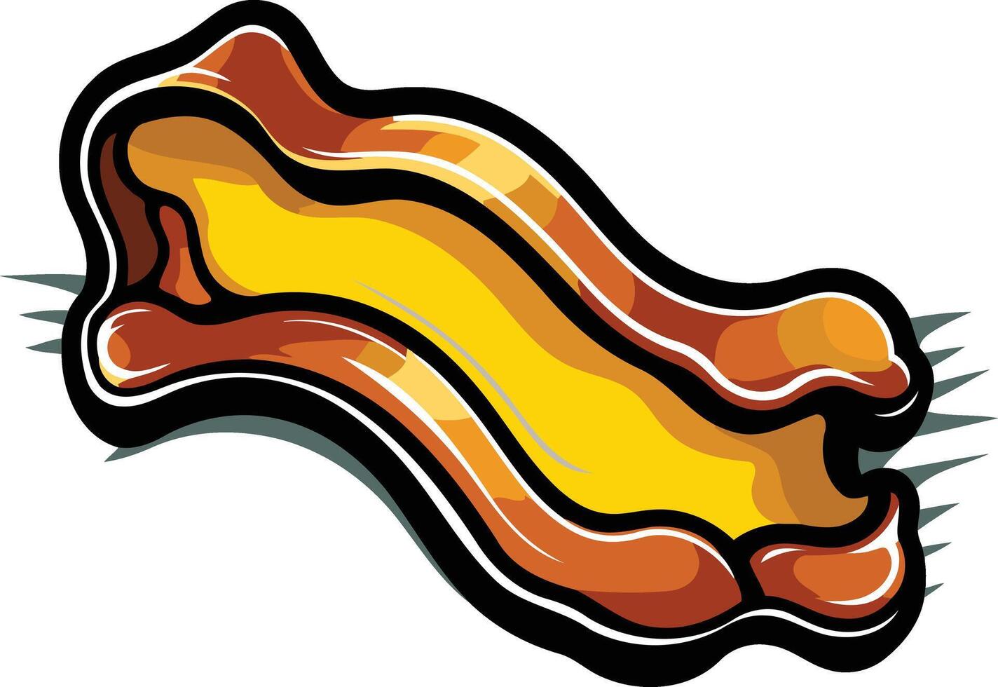 A fun and cartoonish illustration of a yellow waterslide, perfect for summer fun and amusement park designs vector