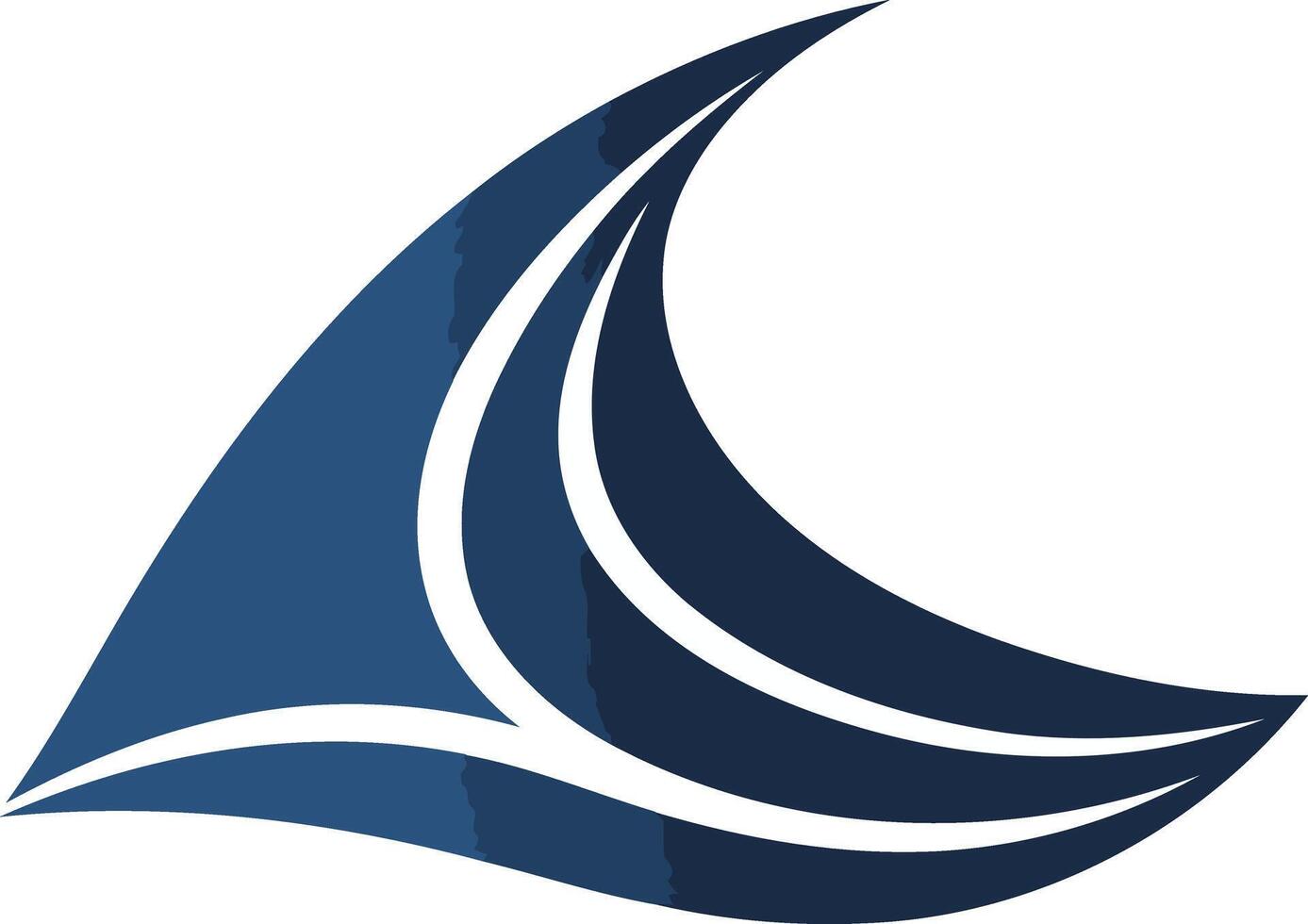 Abstract Wave Logo Design vector