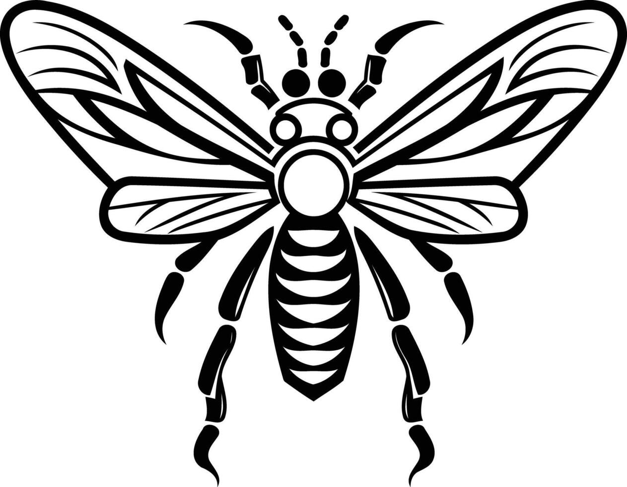 A bold, detailed black and white illustration of a stylized bee, perfect for tattoo designs, branding, or print projects 49438193 Vector Art at Vecteezy a-bold-detailed-black-and-white-illustration-of-a-stylized-bee-perfect-for-tattoo-designs-branding-or-print-projects-49438193-vector-art-at-vecteezy