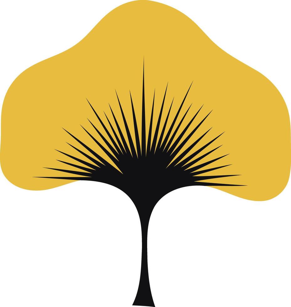 Ginkgo Tree Illustration vector