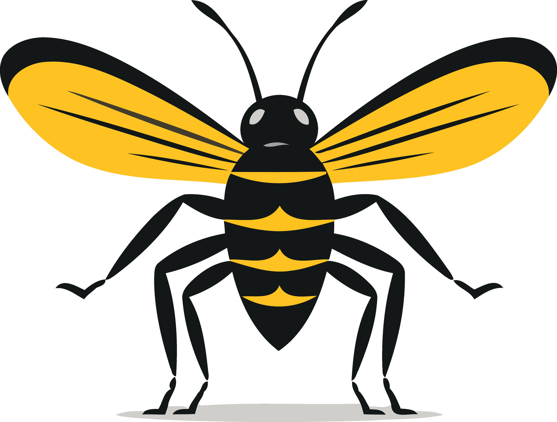 Cartoon Illustration of a Yellowjacket 49439782 Vector Art at Vecteezy