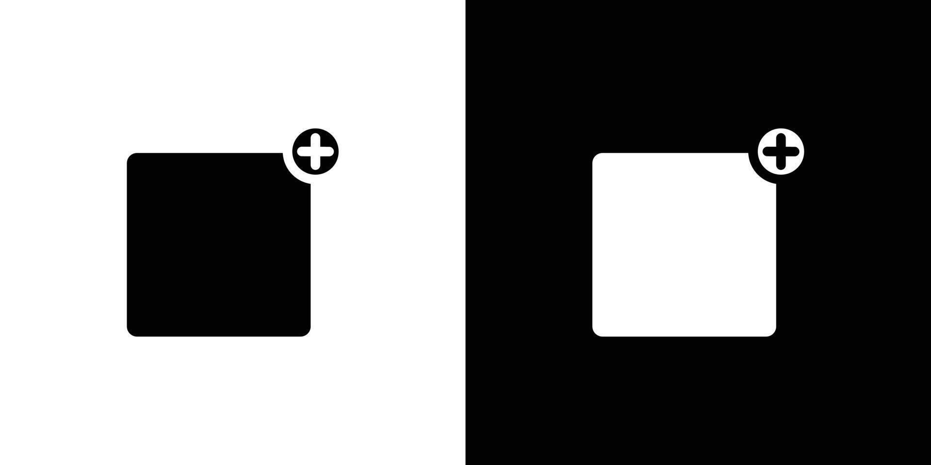 Add new icon logo set vector