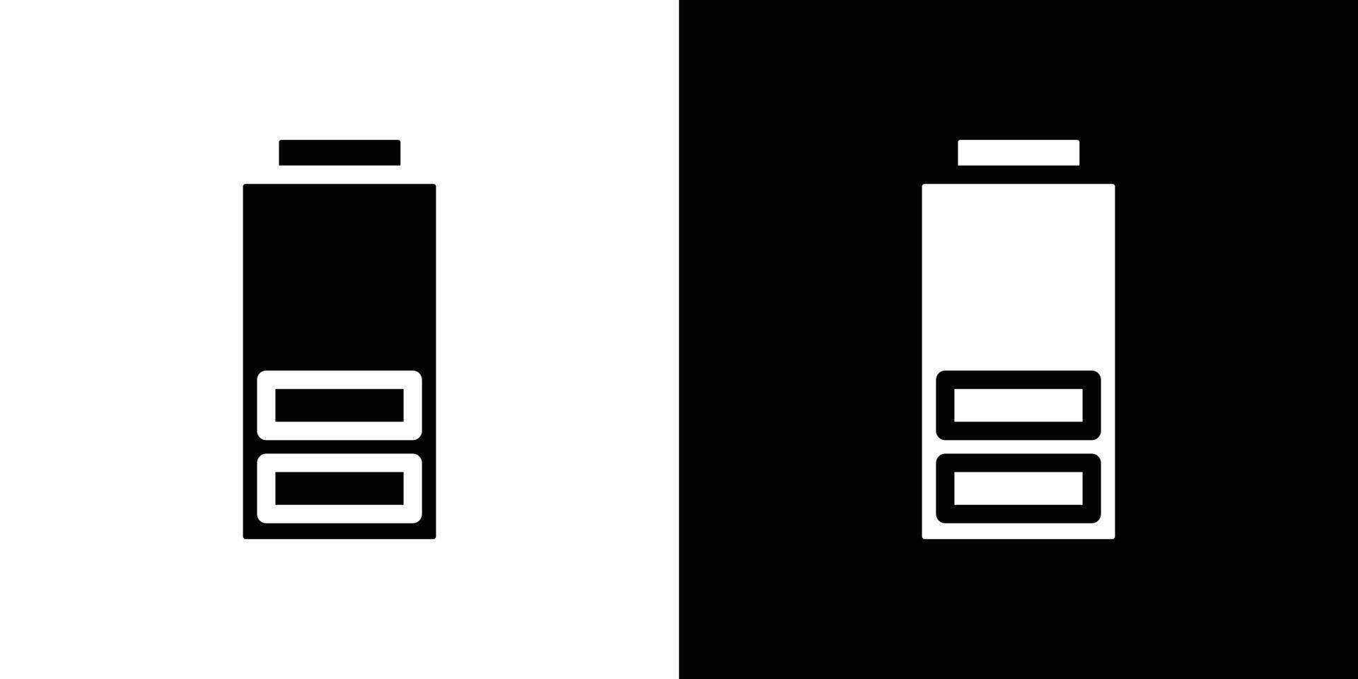 Battery icon logo set vector