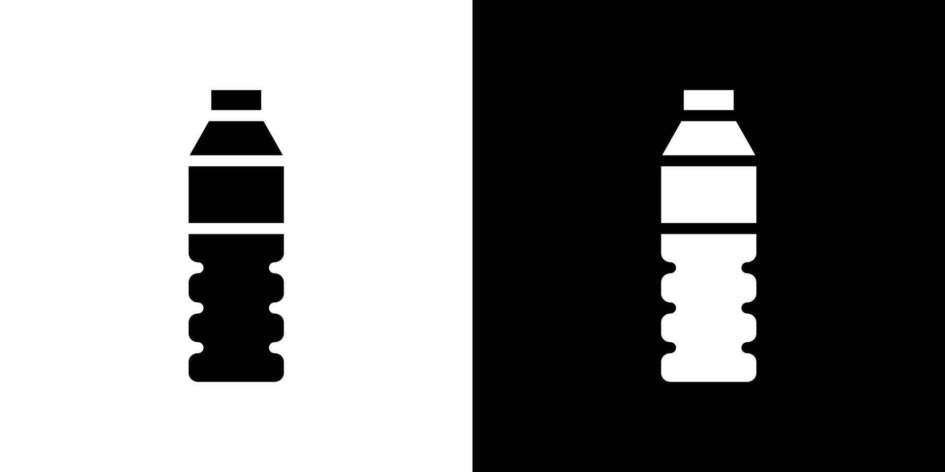 Bottle icon logo set vector
