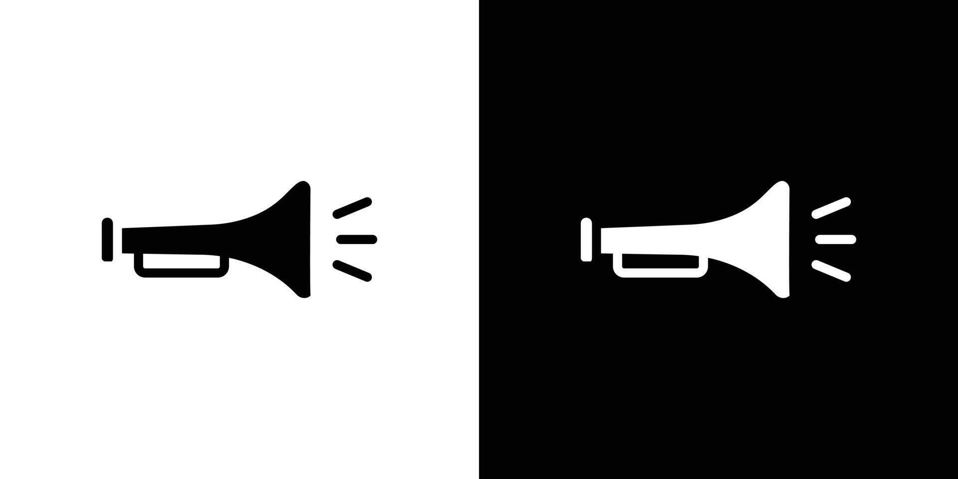 Car horn icon logo set vector