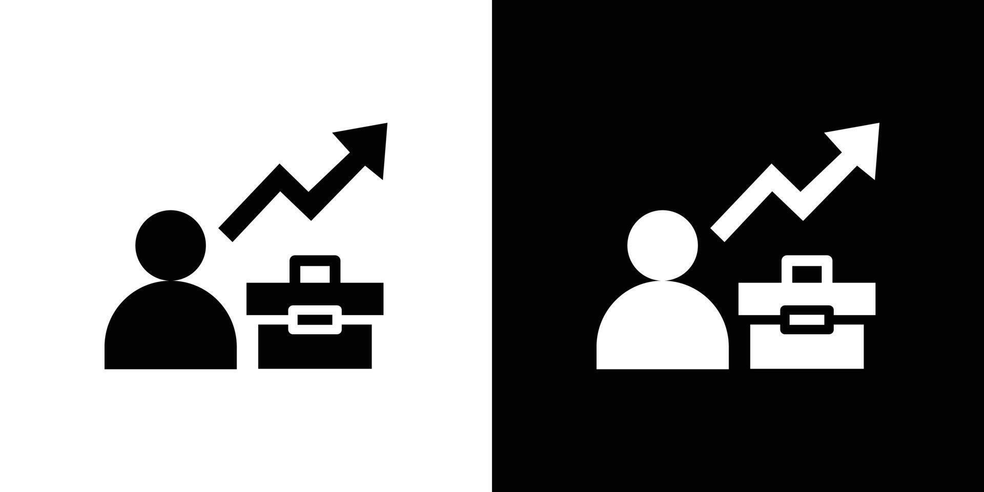 Career, job and work icon logo set vector