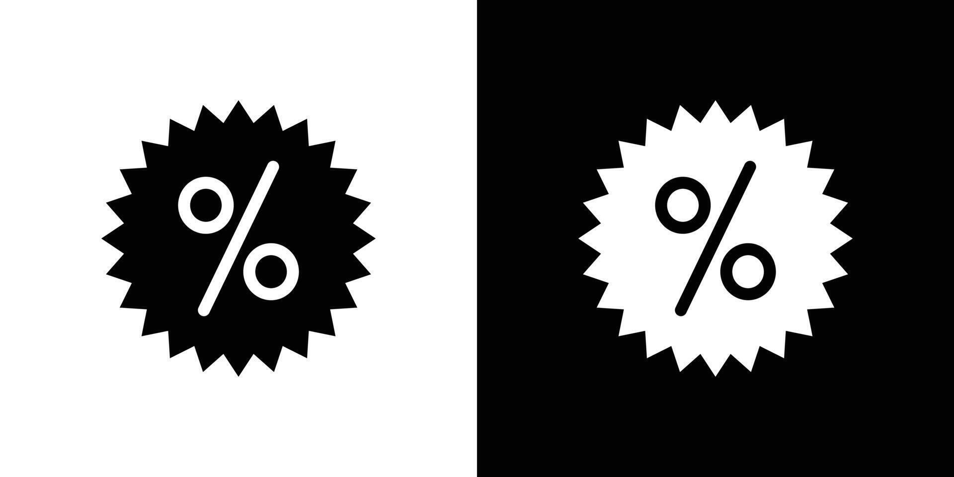 Discount icon logo set vector