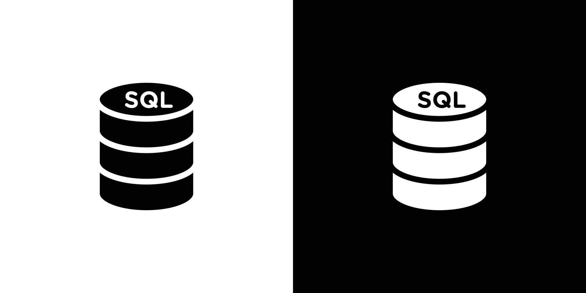 SQL server icon logo set 49440355 Vector Art at Vecteezy