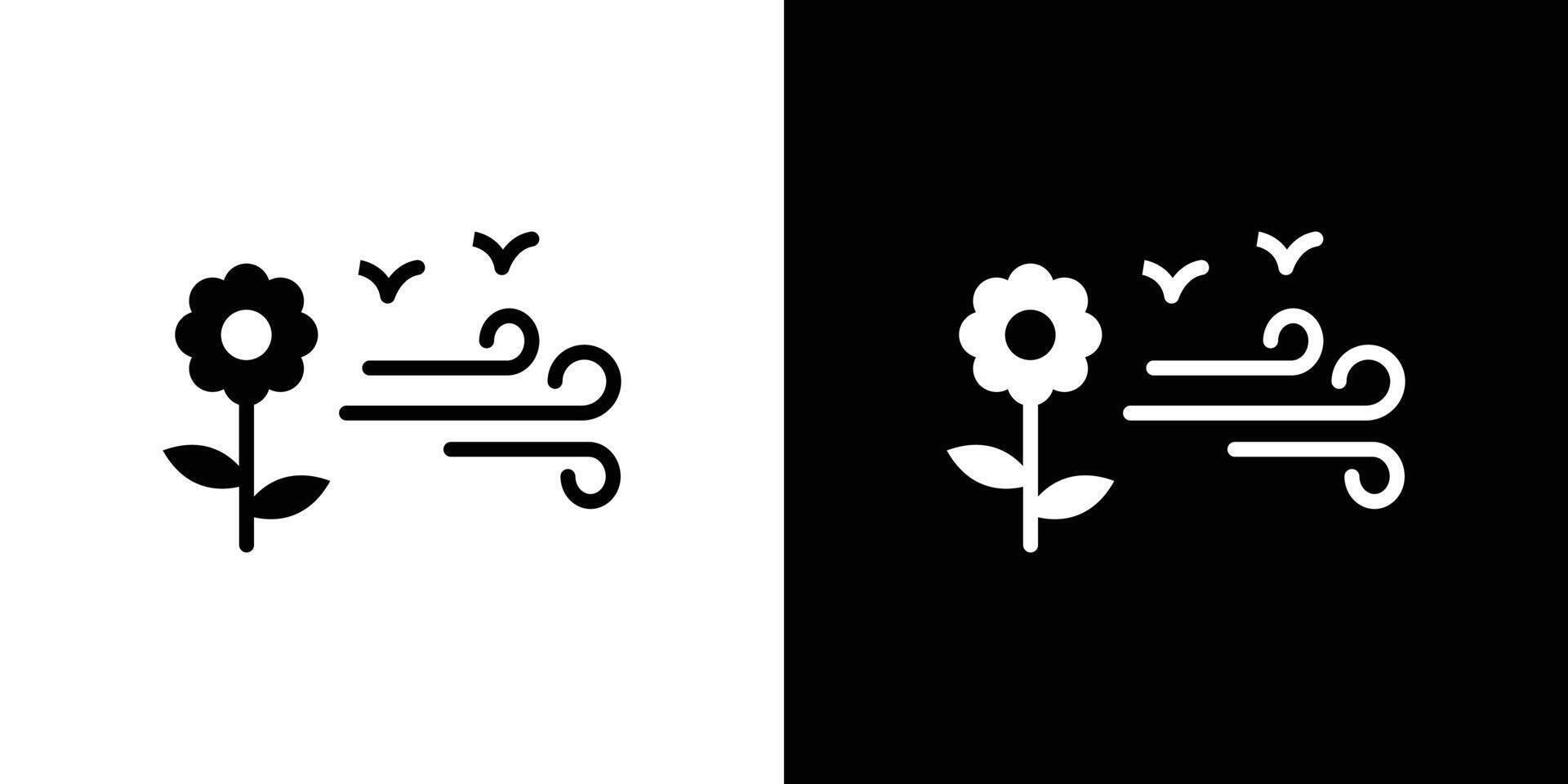 Spring season icon logo set vector