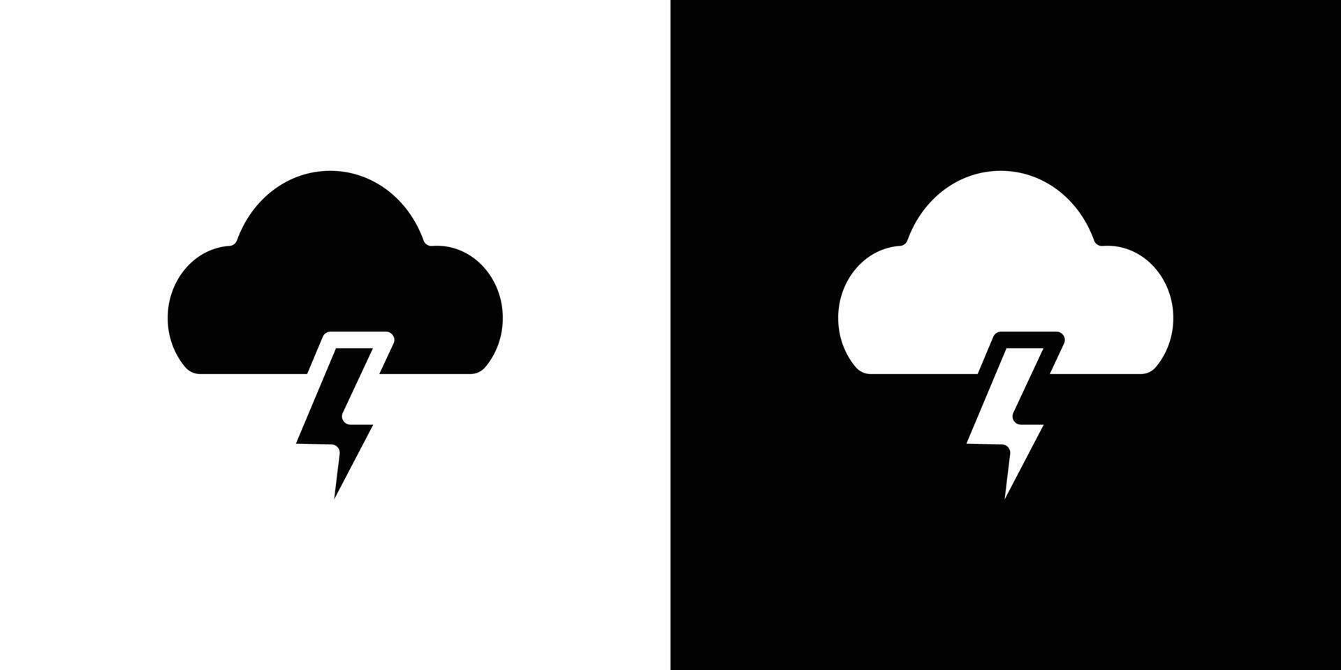 Storm icon logo set vector