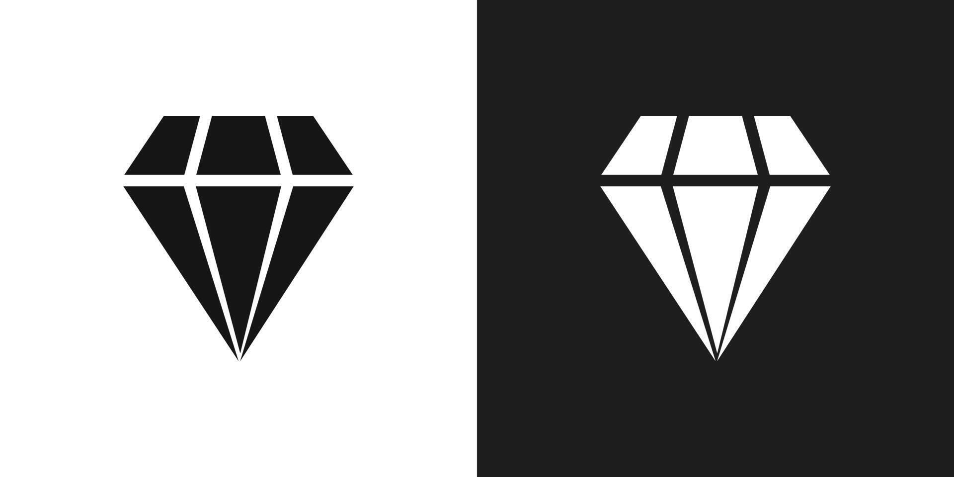 Diamond icon logo set vector