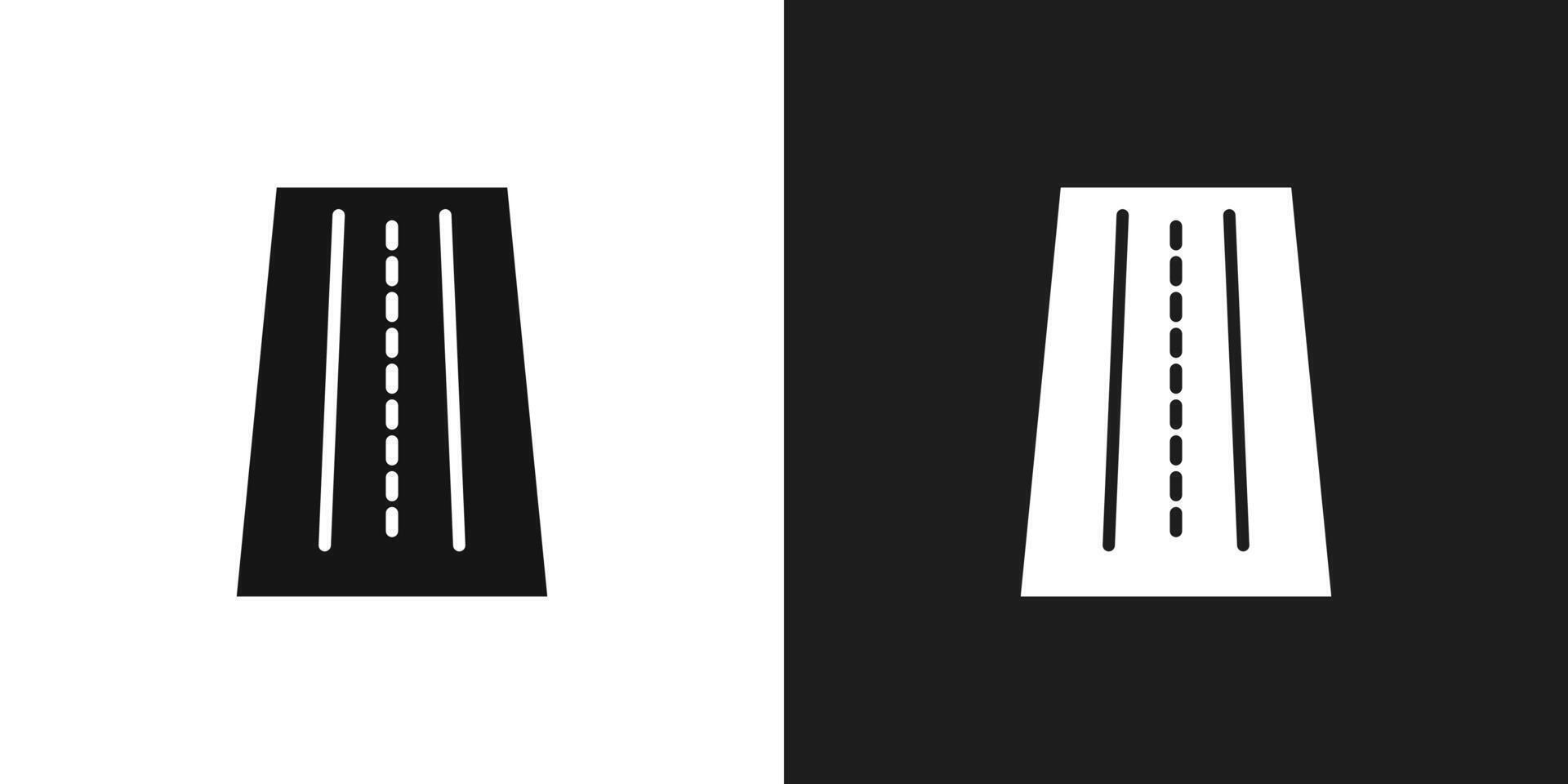 Road icon logo set vector