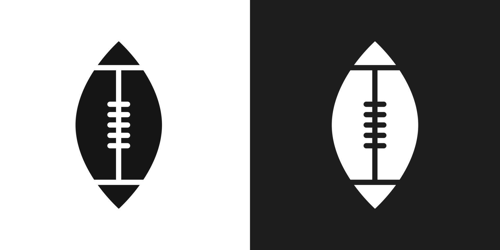 Rugby icon logo set vector