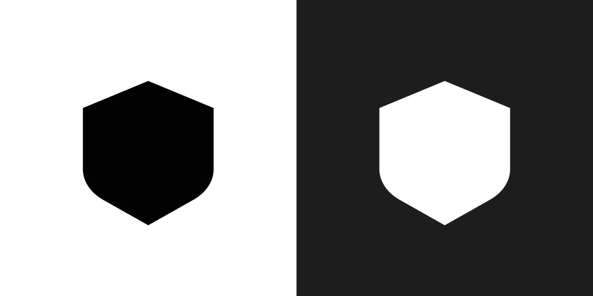 Shield icon logo set vector