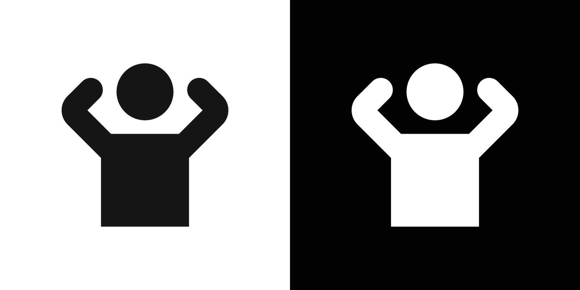 Anxiety icon logo set vector