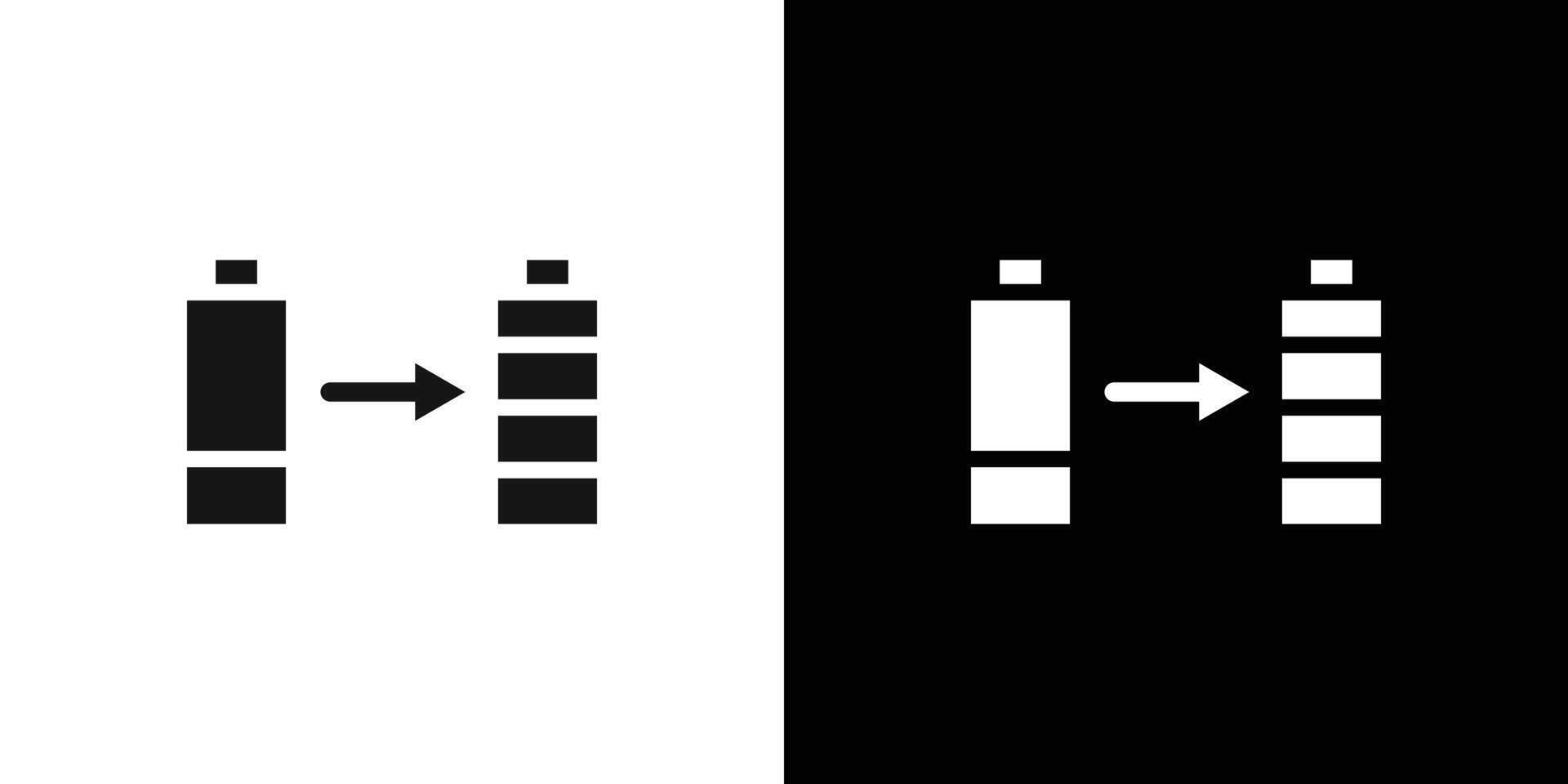 Battery fast charge icon logo set vector