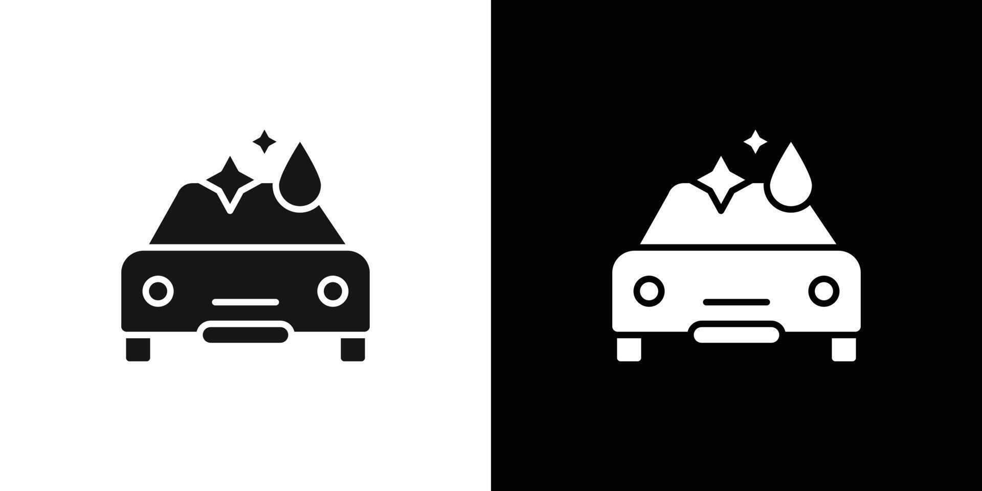 carwash icon logo set vector