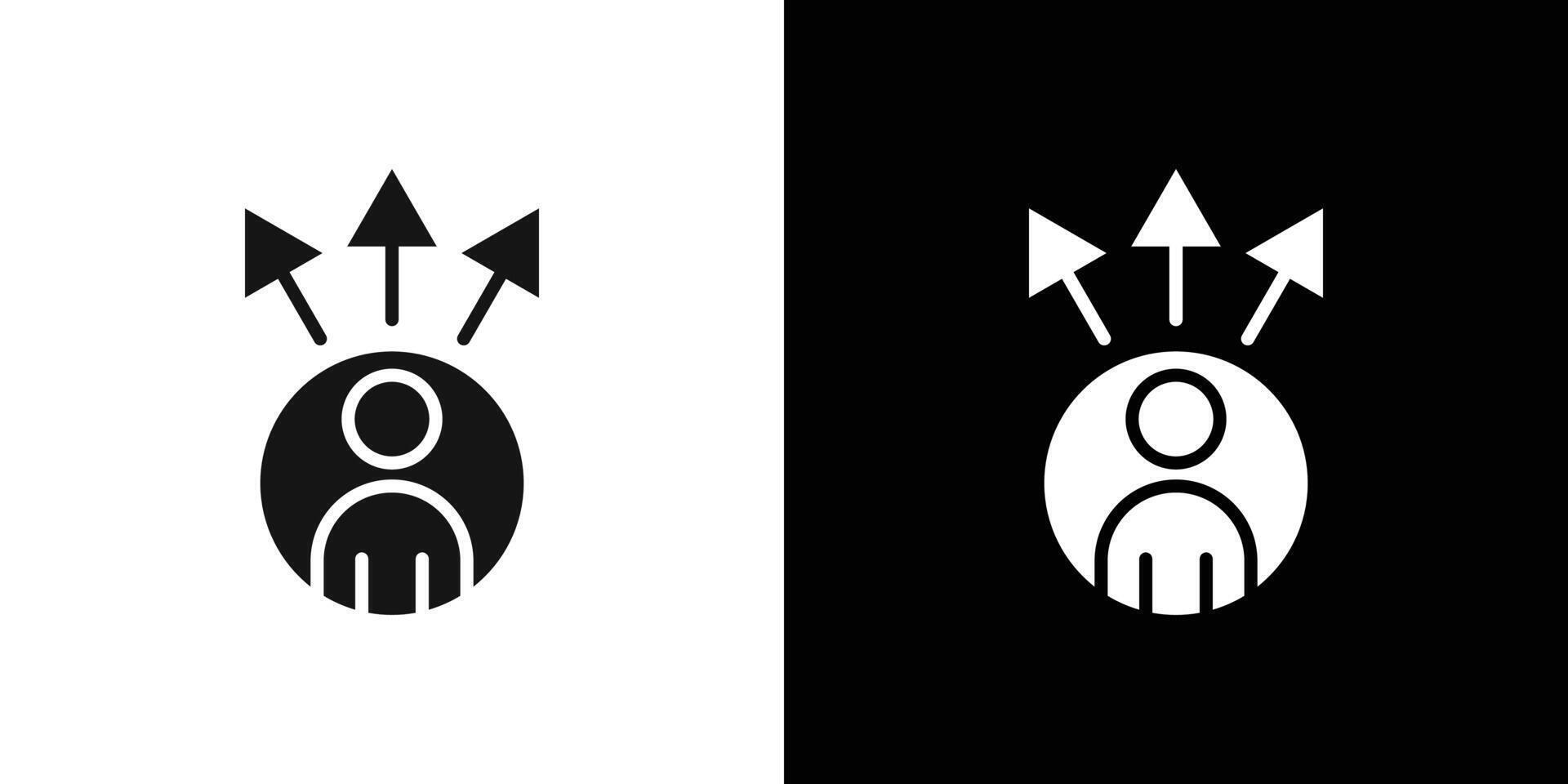 Flexibility icon logo set vector