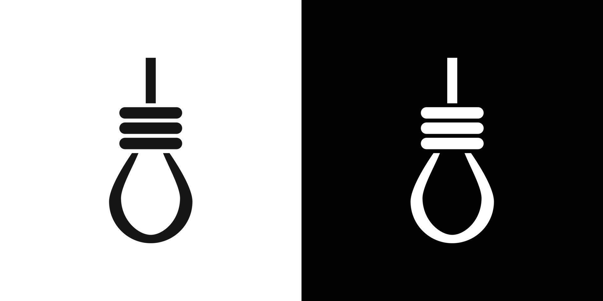 gallows icon logo set vector