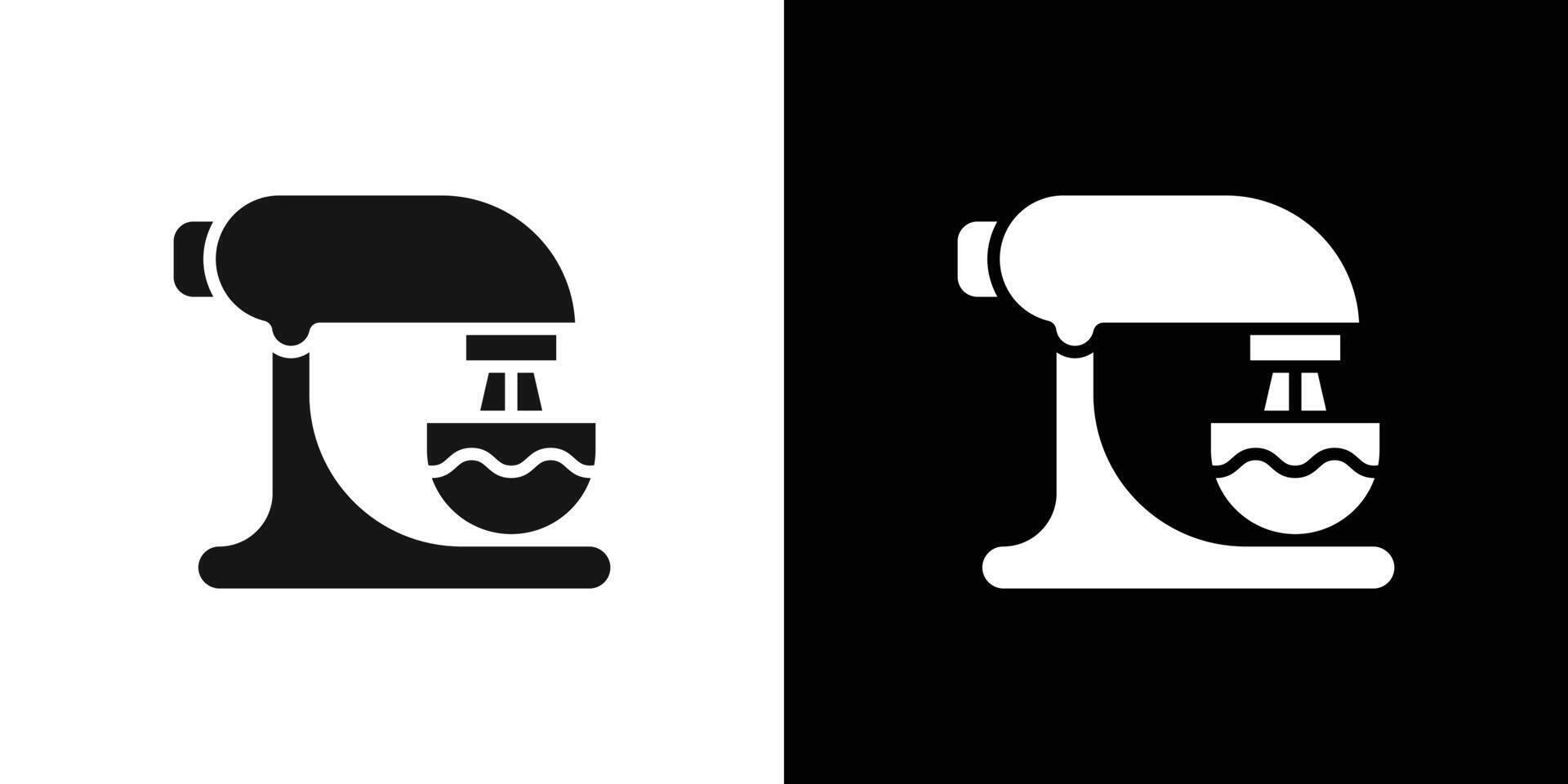 Mixer icon logo set vector