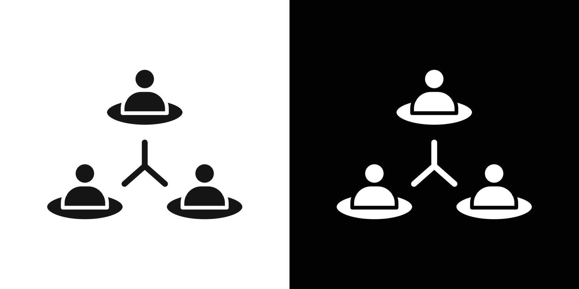 Modern teamwork icon logo set vector
